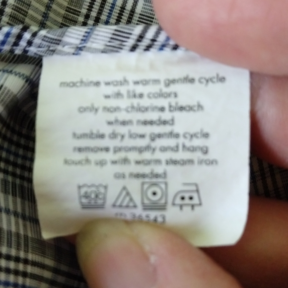 Eagle Shirtmakers Regular Fit Dress Shirt. EUC. 16 1/2, 34-35 - Picture 5 of 7